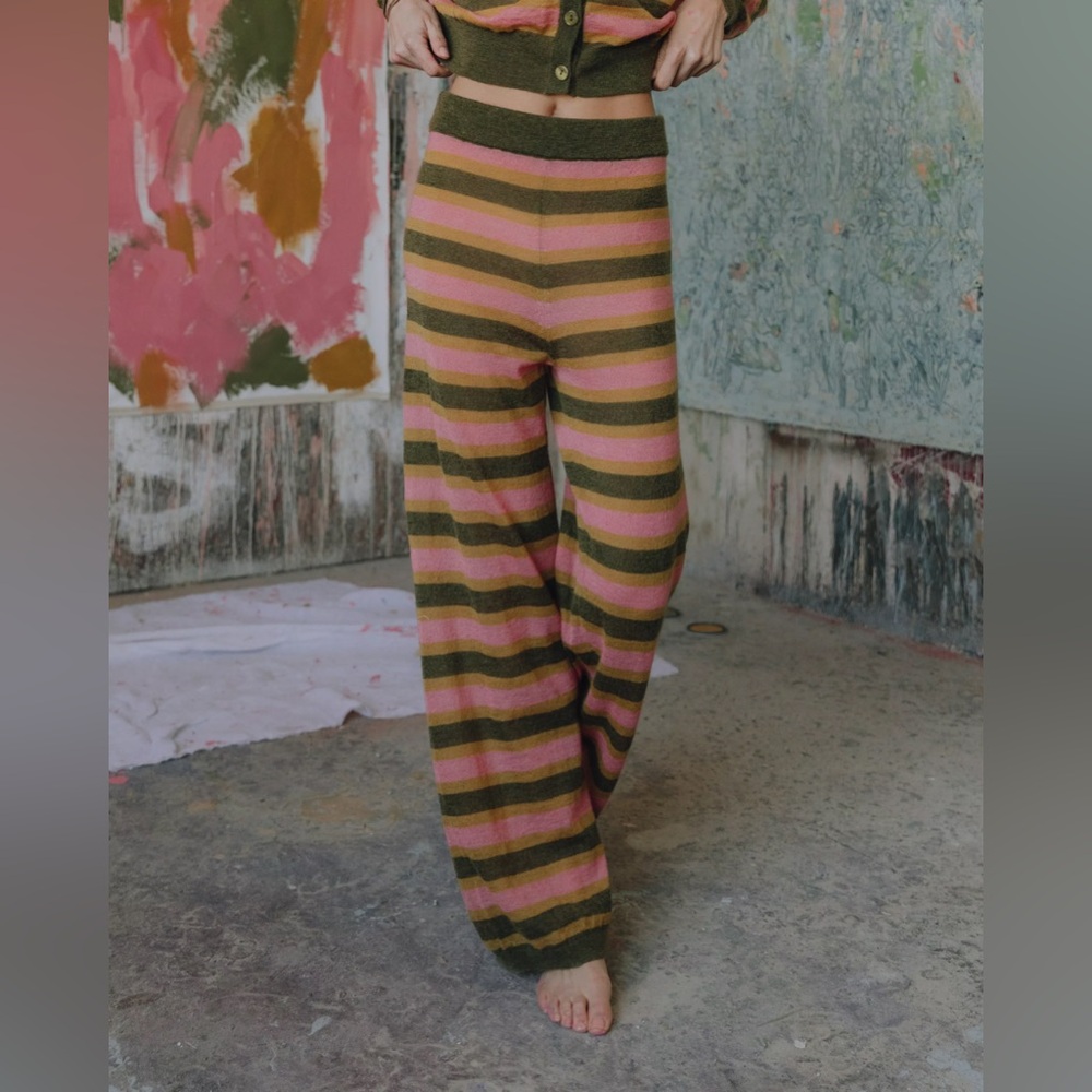 Daily drills striped pants